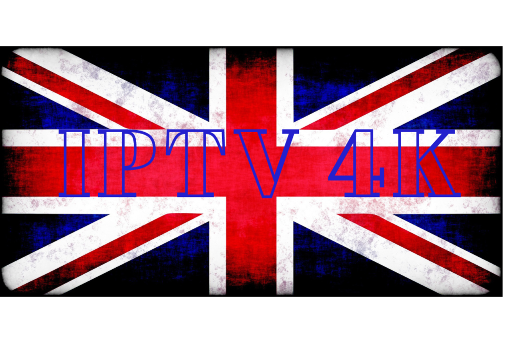 a flag with blue text