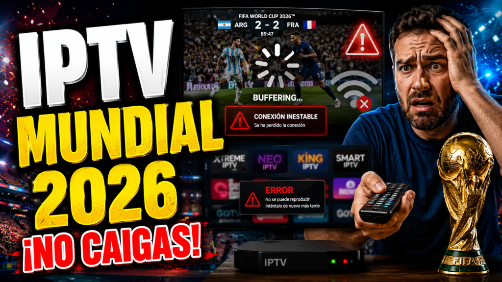 IPTV Mundial 2026: Errores Comunes al Elegir un Servicio y Cómo Evitarlos