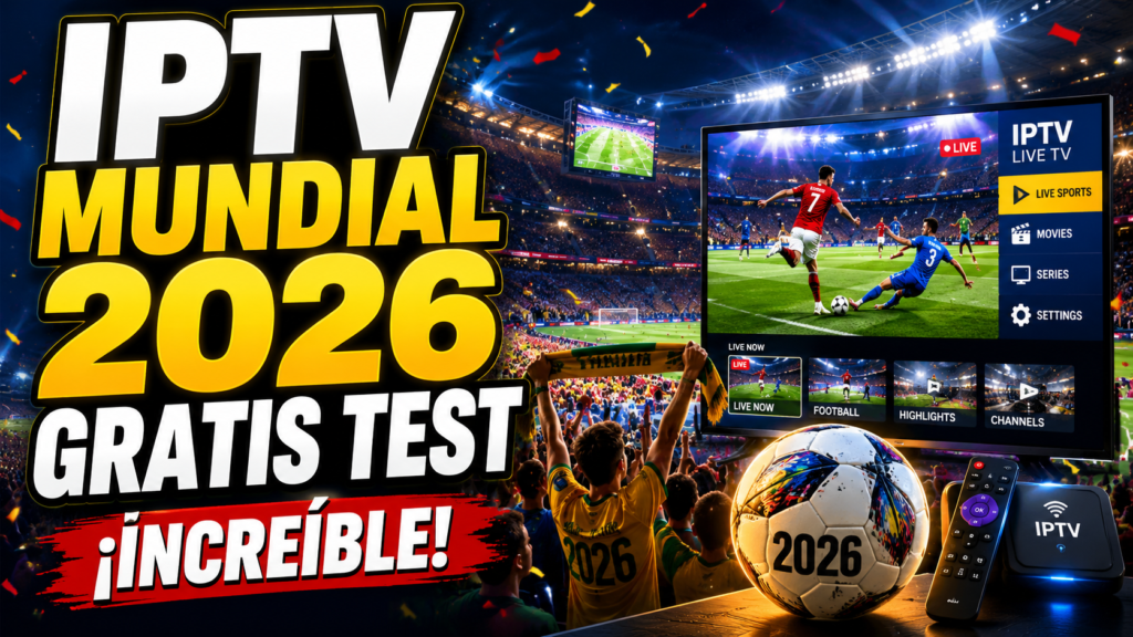 IPTV Mundial 2026 Gratis TEST: Las Mejores Opciones de Prueba Disponibles