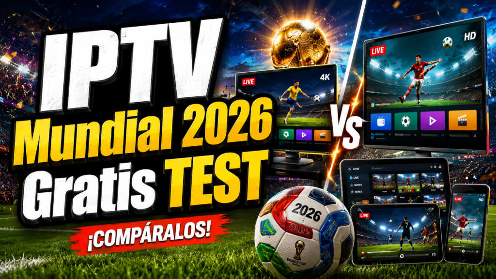 IPTV Mundial 2026 Gratis TEST: Comparativa de Pruebas Gratuitas en 2026