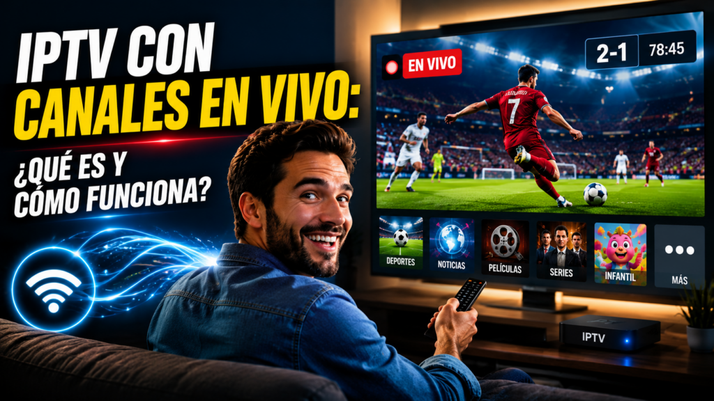 IPTV con canales en vivo: ¿Qué es y cómo funciona? IPTV con canales en vivo: ¿Qué es y cómo funciona?